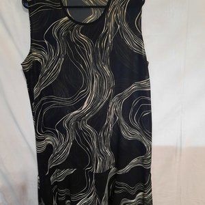 Black rayon dress